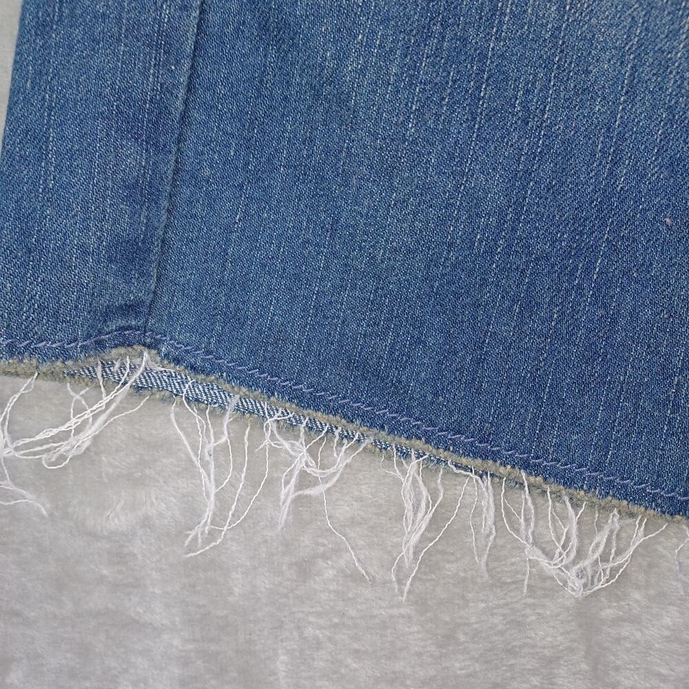 Vintage Levi's Jeans Denim Skimmer Shorts Women Size 3 Cutoff Lowrise Button Fly - Picture 6 of 16